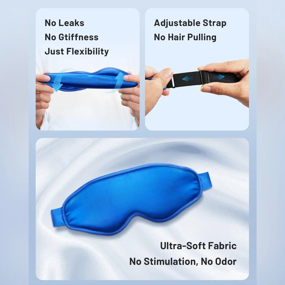 Brand New! Cold Eye Mask Eye Ice Pack for Puffy Eyes Migraines